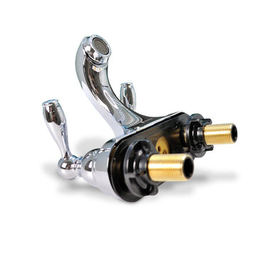 Chrome Faucet 4' Center with 2-Handle-3