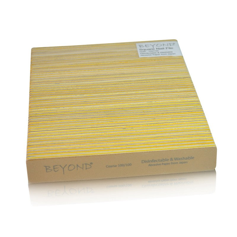 Beyond Gold File Square 100/100 - Disinfectable & Washable