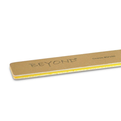 Beyond Gold File Square 80/100 - Disinfectable & Washable