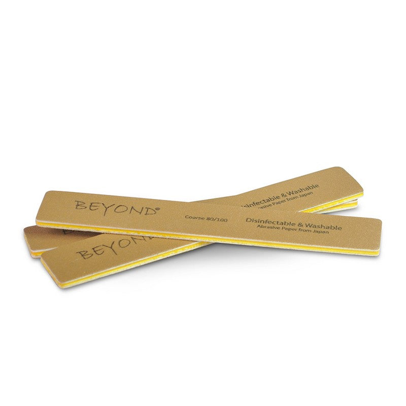 Beyond Gold File Square 80/100 - Disinfectable & Washable