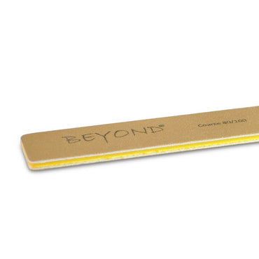 Beyond Gold File Square 80/100 - Disinfectable & Washable