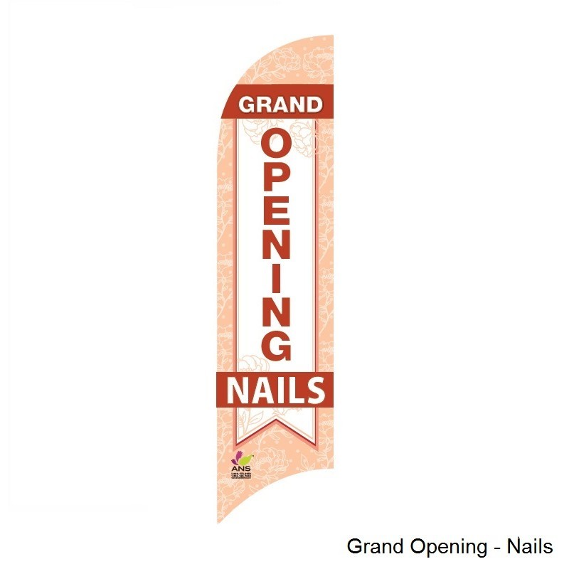 Flutter Flag Grand Opening Nails