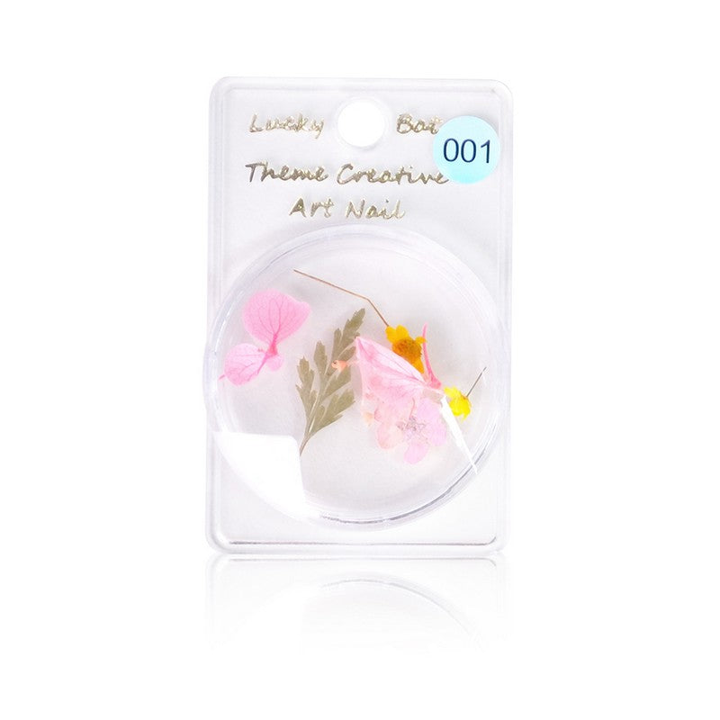 Nail Art Dry Flower Decoration - # 1 - 5 Set of 5