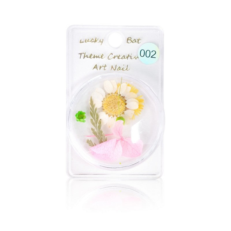Nail Art Dry Flower Decoration - # 1 - 5 Set of 5