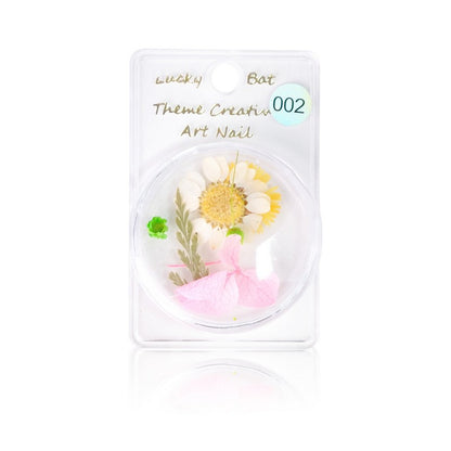 Nail Art Dry Flower Decoration - # 1 - 5 Set of 5