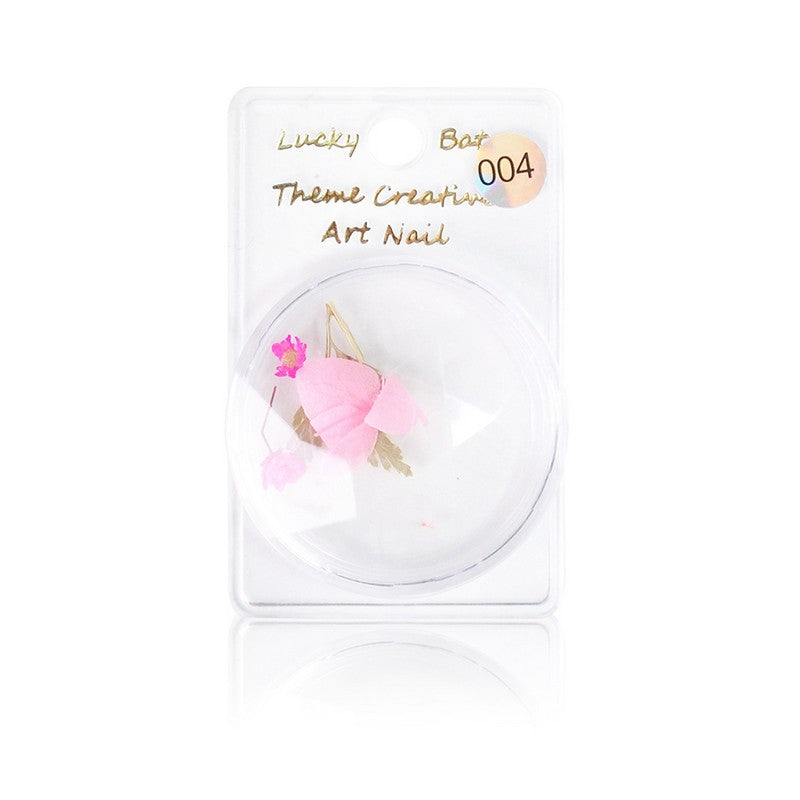 Nail Art Dry Flower Decoration - # 1 - 5 Set of 5