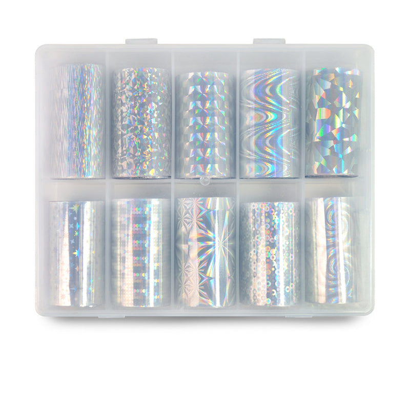 Nail Art Christmas Transfer Foil #014 - 10 Rolls