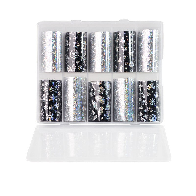Nail Art Christmas Transfer Foil #08 - 10 Rolls