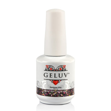 Geluv #016 Rainbow Glitz 0.5 oz