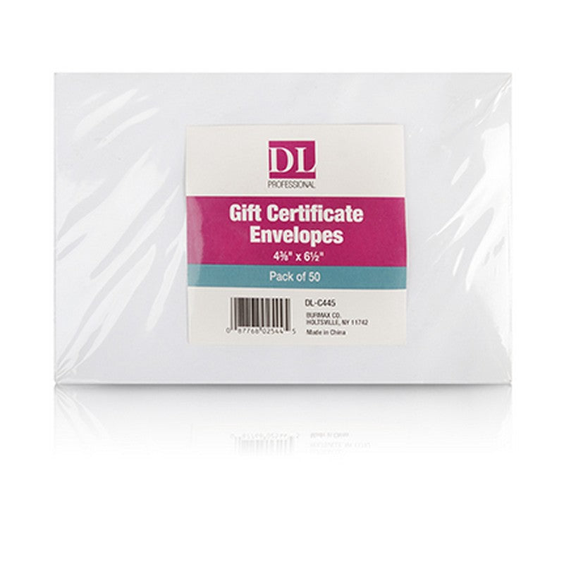 Pink Gift Certificate - Girl Face with Envelope (50 ct)