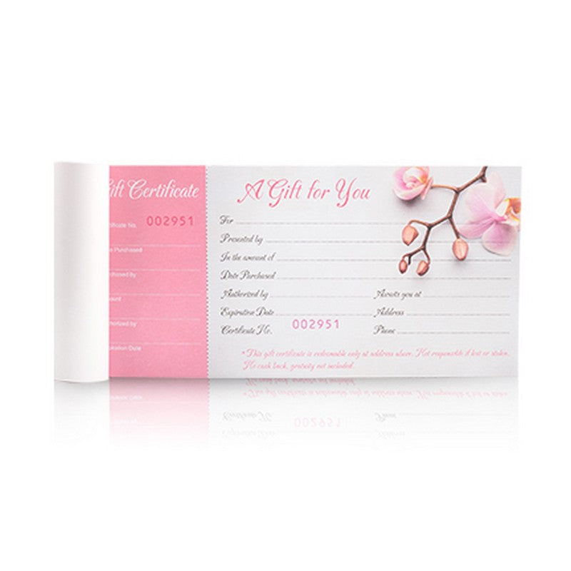Pink Gift Certificate - Orchid with Envelope (50 ct)