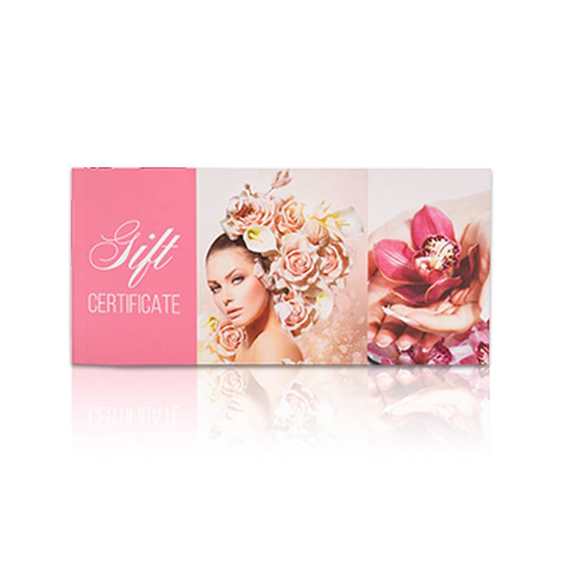 Pink Gift Certificate - Orchid with Envelope (50 ct)