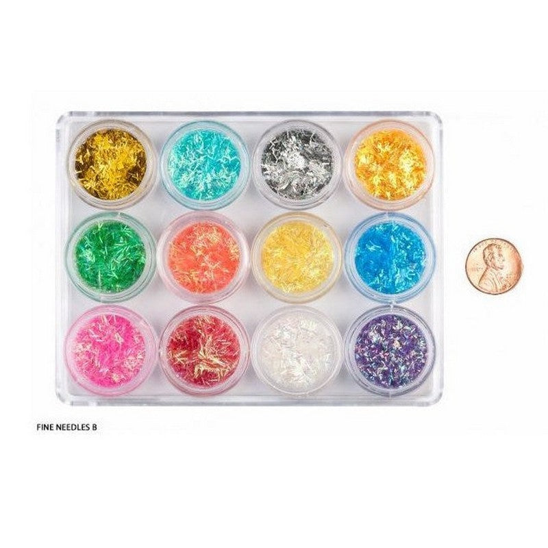 ANS Glitter Needles B (12 colors)