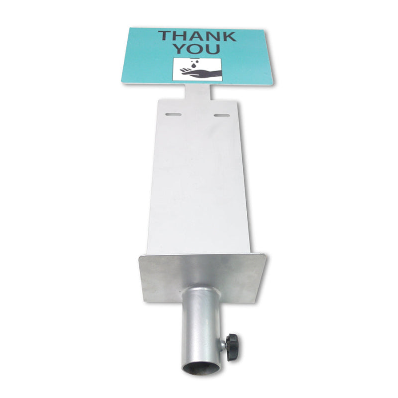 Hand Sanitizer Stand - Metal - Grey