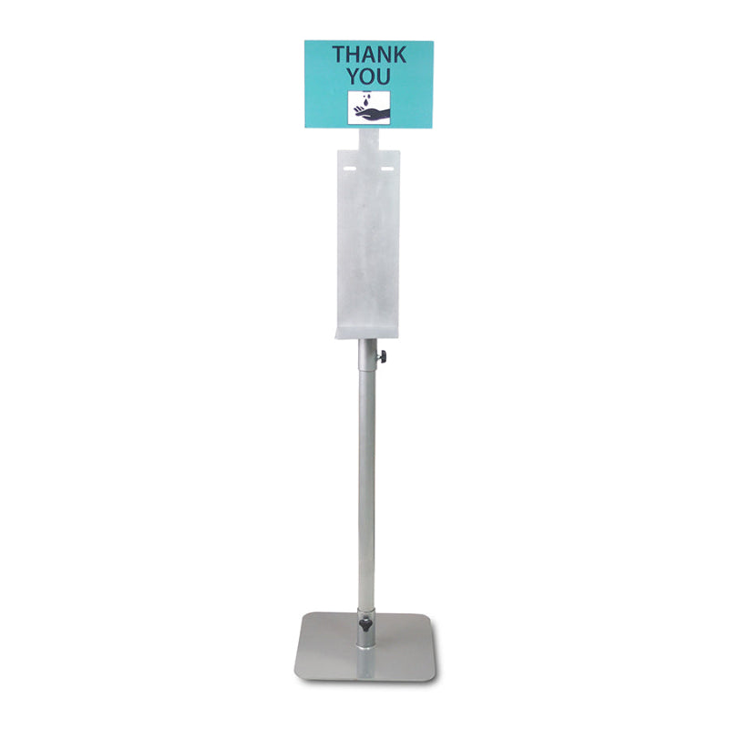 Hand Sanitizer Stand - Metal - Grey