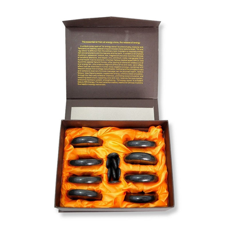 16 Stones w/Box - 8 Large & 8 Small