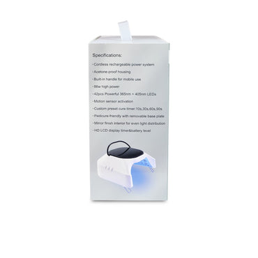 86 W Cordless Hybrid Rechargeable LED Lamp - Black