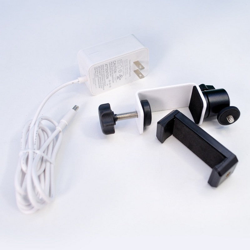 Moon Lamp w/Phone Holder - White