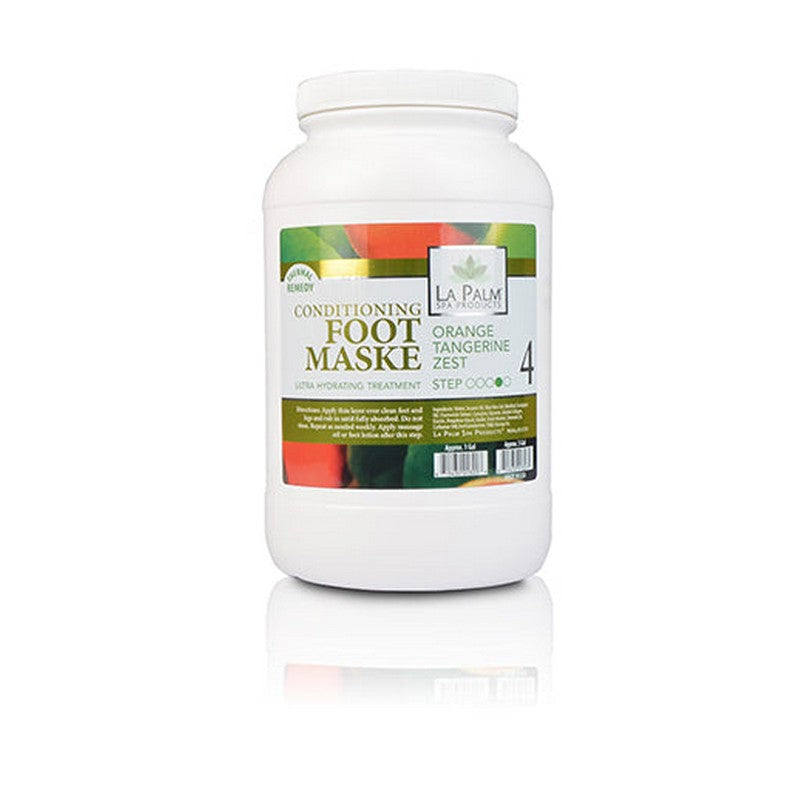 LaPalm Collagen Cream Foot Mask - Orange Tangerine Zest 1 Ga