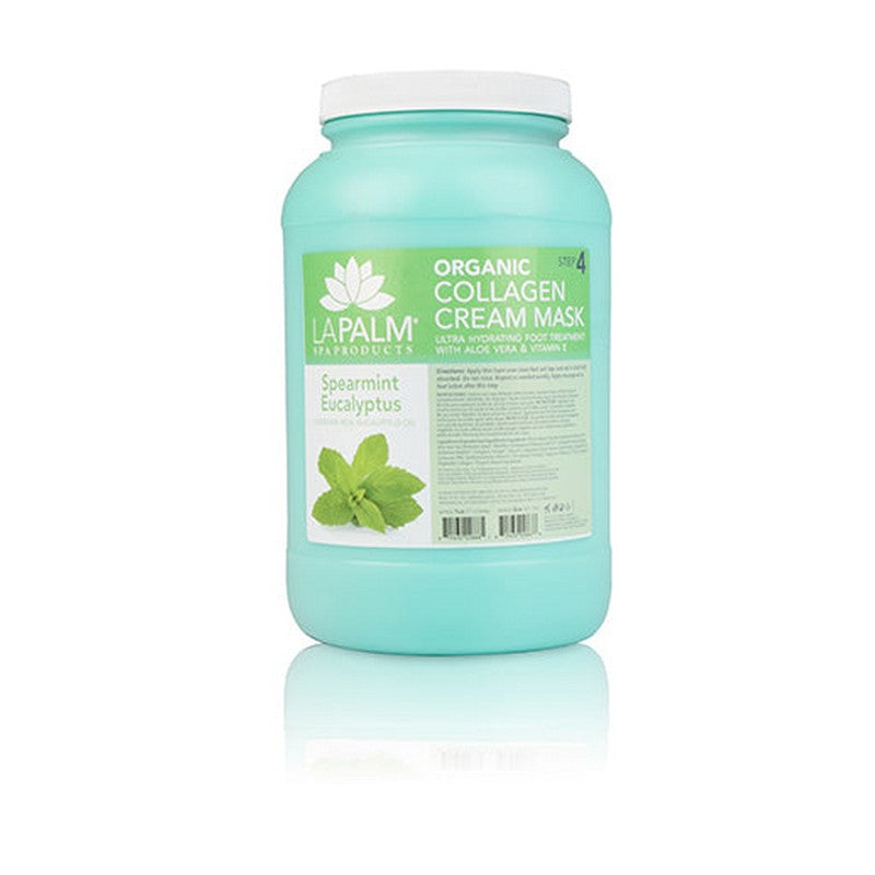 LaPalm Collagen Cream Foot Mask - Spearmint Eucalyptus 1 Gal
