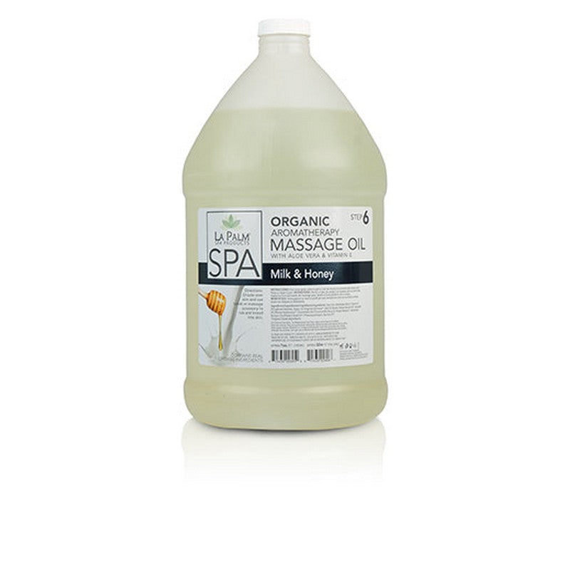 LaPalm Massage Oil - Milk & Honey 1 Gal