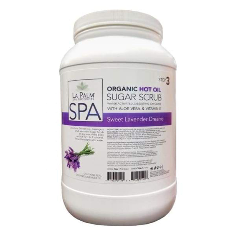 LaPalm Hot Oil Sugar Scrub - Sweet Lavender Dreams 1 Gal