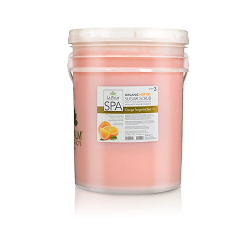 LaPalm Hot Oil Sugar Scrub - Orange Tangerine Zest 5 Gal