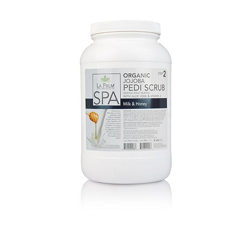 LaPalm Jojoba Pedi Scrub - Milk & Honey 1 Gal