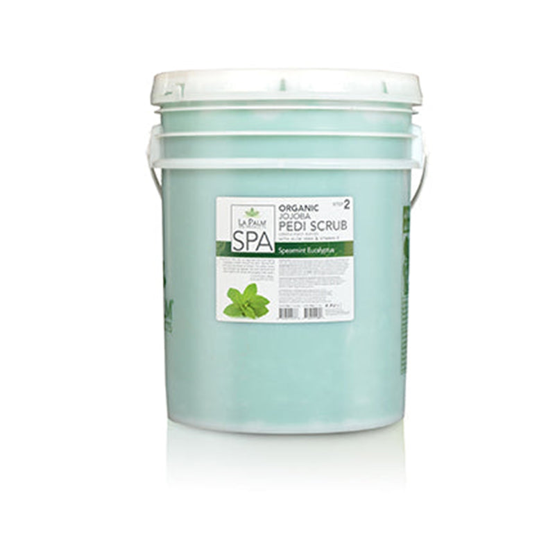 LaPalm Jojoba Pedi Scrub - Spearmint Eucalyptus 5 Gal