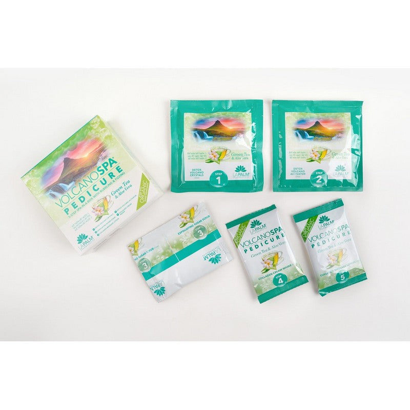 Volcano Spa Pedi - Green Tea & Aloe Vera