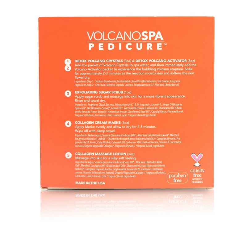 Volcano Spa Pedi - Orange No. 5