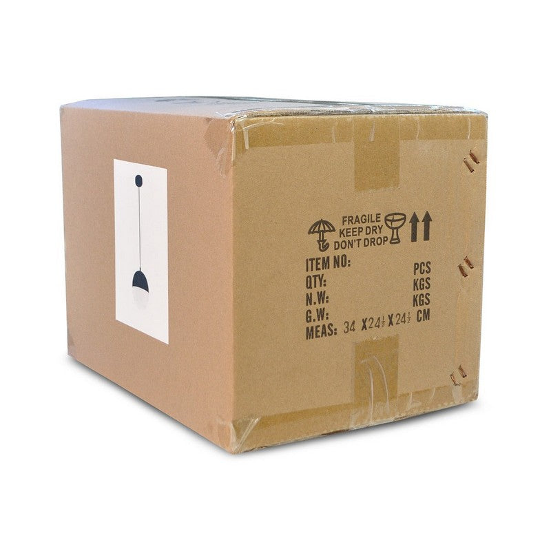 Half Moon Black Pendant Ceiling Light 8"W