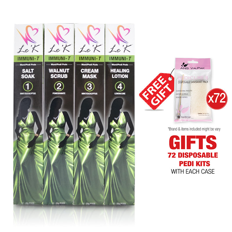Le'K ManiPedi PODs - Immuni-T - 4 Steps