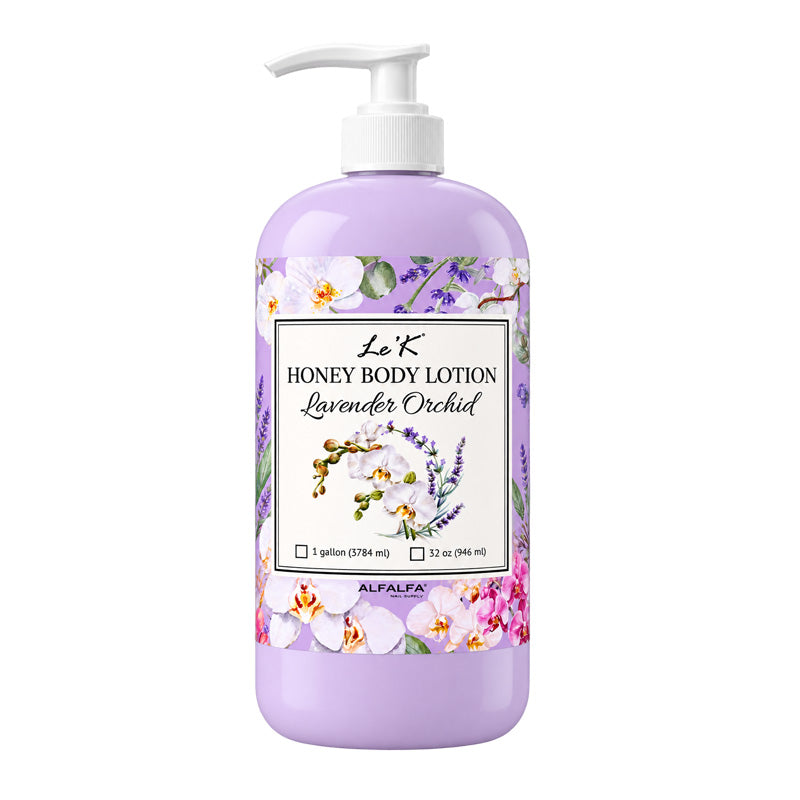 Le'K Pedicure - Lotion Honey Lavender Orchid - 1 Gal