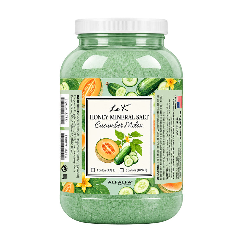 Le'K Pedicure - Salt Honey Cucumber Melon - 5 Gal