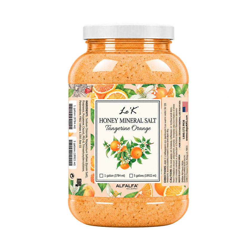 Le'K Pedicure - Salt Honey Tangerine Orange - 1 Gal