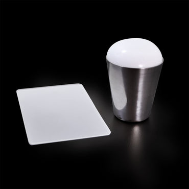 Le'K Silicone Nail Art Stamp with Scraper