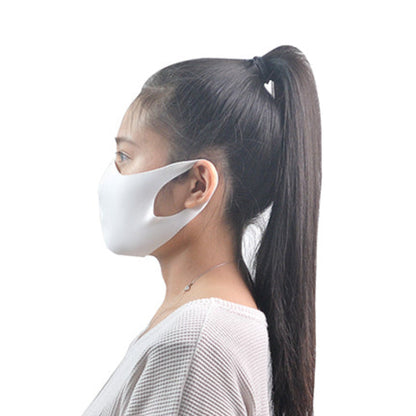 Die-cut Poly Mask - White - 10pcs/bag
