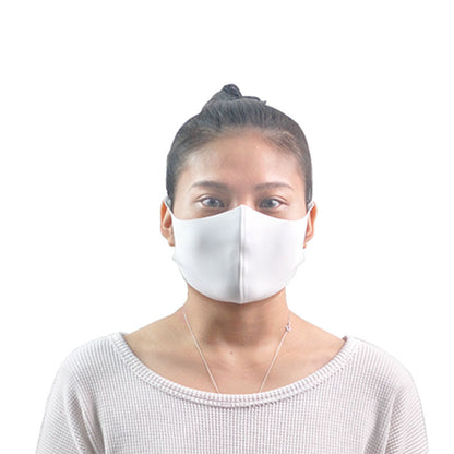 Die-cut Poly Mask - White - 10pcs/bag