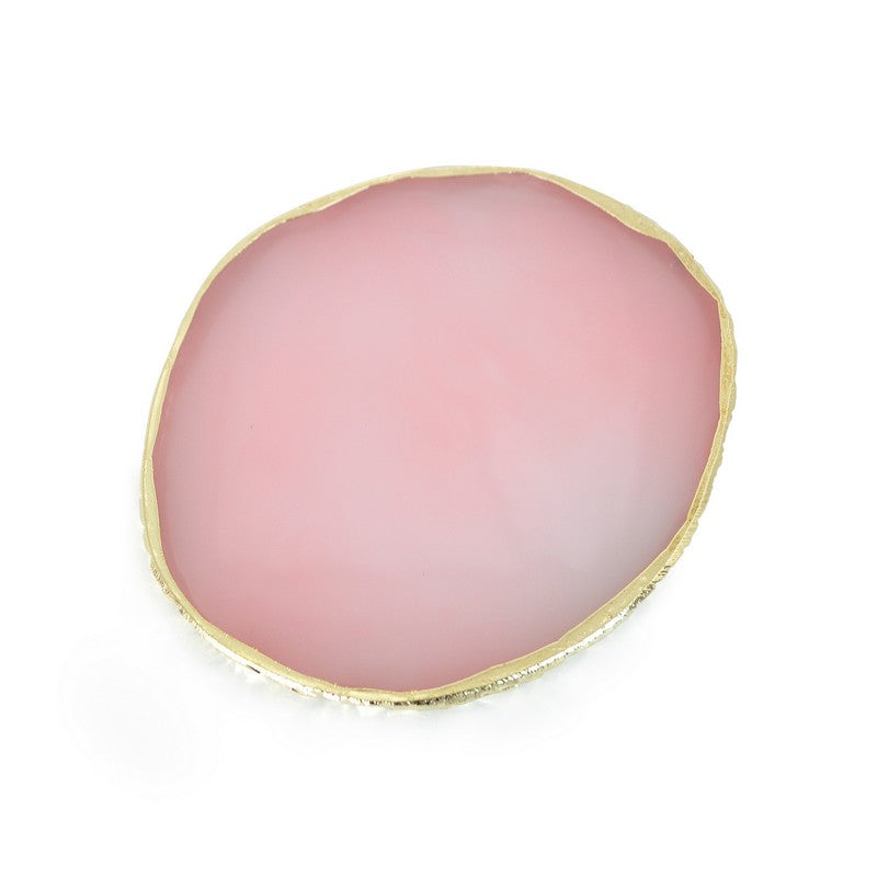 Nail Art  Resin Palette Mixing Plate - Pink