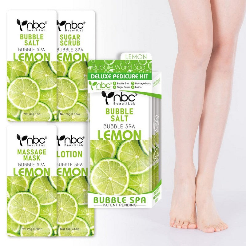 NBC Deluxe Pedicure Kit - Lemon 1 Case