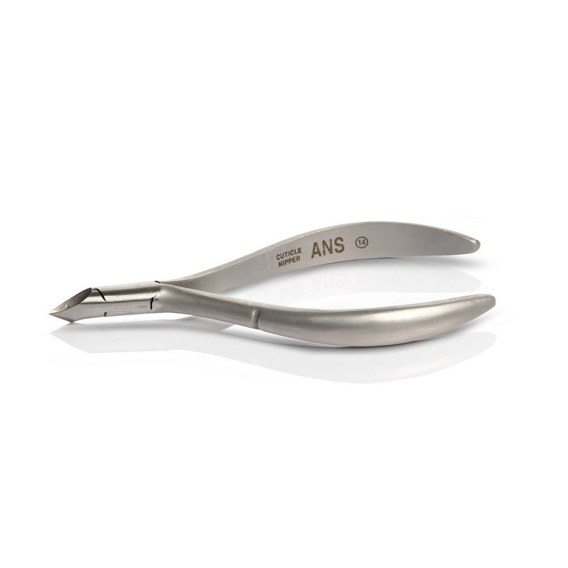 ANS Premium 1/2 Jaw Cuticle Nipper #14- Round Neck