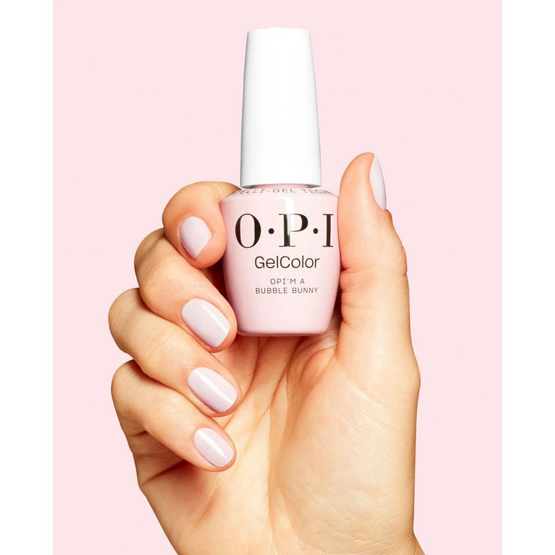 OPI Gel #GCS061 - OPI'm A Bubble Bunny-4