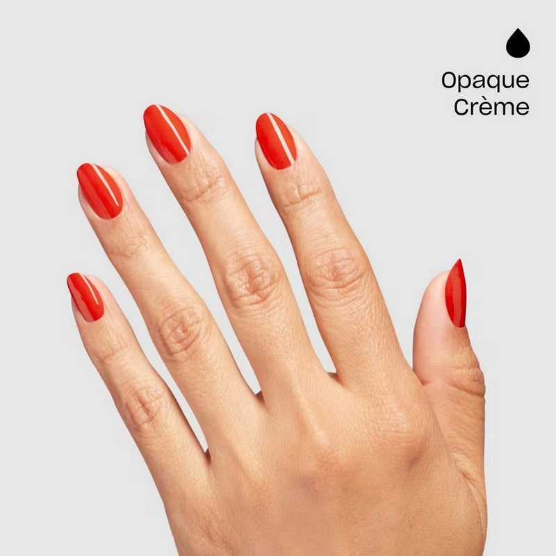 OPI Lac #F034 - Totally Red-ical