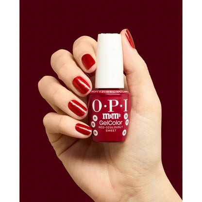 OPI Gel #GCHRT12 - Red-Iculously Sweet