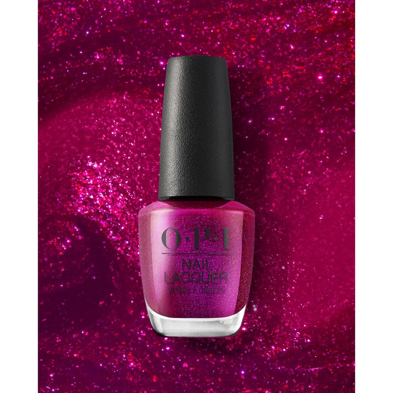 OPI Lac #HRS12 - Berry and Bright