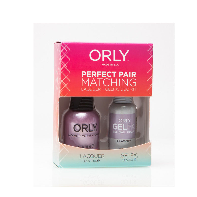 Orly Perfect Pair 31222 - Lilac City 0.6 oz/0.3 oz
