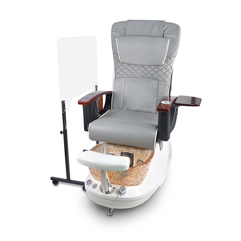 Pedispa Acrylic Protective Screen w/ Metal Stand - 30 in