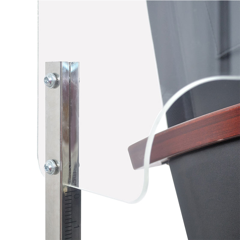 Pedispa Acrylic Protective Screen w/ Metal Stand - 30 in