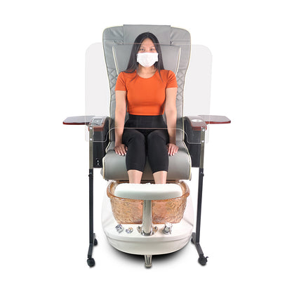 Pedispa Acrylic Protective Screen w/ Metal Stand - 30 in